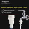 Adaptador de fivela de máquina de lavar neutra para purificador de água Conector rápido de tubo de 2 pontos Diâmetro externo 6,5 mm Tubo de conexão rápida de tubo de água