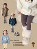 Ropa infantil Weimu, pantalones para niña, leggings con forro polar para otoño e invierno, novedad 2023, pantalones largos para bebé niña, ropa de invierno