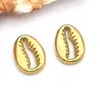 Acessórios para Joias DIY de Aço Inoxidável Pingentes de Vida Marinha Dourados Concha Estrela do Mar Pingente de Colar Pulseira Pingente