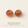 Cuentas de resina con agujero grande cuentas sueltas pulsera accesorios de pulsera material diy con cuentas hechas a mano botón de accesorios para ropa