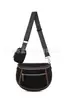 Set de bolso cruzado semi-redondo de pana nuevo en stock transfronterizo para madre e hija con almacenamiento compartimentado y bolso de hombro con tacto de terciopelo vintage