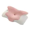 Almohada de espuma viscoelástica con forma de mariposa de comercio exterior con rebote lento, multifuncional, de forma única, diseñada para soportar la columna cervical, para uso doméstico