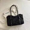 Colección de otoño 2026 transfronteriza: bolso de mano retro y moderno, bolso de hombro versátil y ligero, bolso de axila de gran capacidad