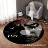 Alfombra de Sala de Estar de Terciopelo de Cristal para CD, Alfombra para Habitación de E-sports, Alfombra para Mesa de Café de Habitación Inspirada en la Tecnología, Felpudo Antideslizante Resistente a la Suciedad, Puede ser Envío Directo Transfronterizo