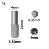 Seleccionado cuidadosamente, directo del fabricante, adaptador de 6.35 a 4 mm, adaptador de broca multipropósito, accesorio de broca de destornillador multifuncional
