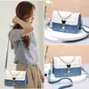 Bolso Bandolera de Cadena Estilo Nuevo, Bolso de Hilo Bordado Primavera y Verano, Mini Bolso de Lujo Ligero para Mujer, Bolso de Piel Genuina para Mujer, Bolso Cuadrado Pequeño