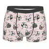 Dropshipping com Fotos Pode Ser Transformado em Cueca Boxer Masculina Elástica Confortável Respirável Estampada com Gato 3D para Animais de Estimação e Cachorros