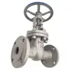 Válvula de Compuerta con Brida de Acero Fundido Z41H-40C Vapor de Alta Temperatura Aceite de Transferencia de Calor Caldera Válvula de Compuerta de Vástago Ascendente de Acero al Carbono DN50 80