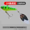 Conjunto de Iscas Spinner Vibratório para Pesca em Água Salgada com Pequeno Redemoinho Thumb Vib e Spinner Vib