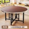 Mesa de Jantar A6T Madeira Maciça Redonda Mesa Redonda Doméstica Apartamento Pequeno Mesa de Jantar Disco Giratório Painel de Mesa Redonda Separado