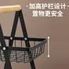 Cesta de frutas multicapa transfronteriza, escurridor de cocina, cesta de almacenamiento de bocadillos para sala de estar, almacenamiento de malla portátil