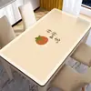 Mantel, lavable, a prueba de aceite, impermeable, resistente al calor, tapete de mesa de vidrio blando de PVC, lujo ligero, tacto de alta gama, tapete para mesa de comedor, mantel para mesa de café