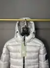 Parka de Invierno de Gama Alta con Plumón de Ganso y Bolsillos Grandes, Ropa Unisex para Exteriores, con Capucha, Engrosada, Cálida, Cortavientos, con Cuello de Piel