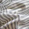 Juego de ropa de cama de cuatro piezas de algodón puro estilo nórdico, juego de tres piezas de sábana de algodón 100% a rayas, funda de edredón, sábana bajera, sábana de cama