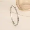 Pulseira de Aço Inoxidável com Toque de Luxo para Meninas, Design Estrelado Exclusivo, Moda Europeia e Americana, Não Desbota, Joia Exquisita de Pulseira Totalmente Cravejada