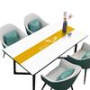 Toalha de Mesa de Couro Impermeável e à Prova de Óleo Anti-Queimadura e Resistente ao Desgaste Doméstica Descartável Base para Mesa de Centro Isolada Estilo Escandinavo