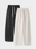 Tio Cenoura 700g Calça Curva Acolchoada com Lã 2026 Outono/Inverno Casual Versátil Calça de Perna Larga Calça Reta de Imitação de Caxemira