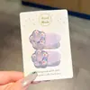 Pinza para el pelo de pelo de conejo color gelatina para niños, flequillo lateral y cabello suelto, pasador no dañino, pinza de pico de pato para la parte trasera de la cabeza de las niñas, accesorio para el cabello