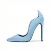 Comercio Exterior Europeo y Americano 2026 Zapatos de Tacón de Aguja Puntiagudos de Charol Transfronterizos, Elegantes Zapatos Formales para Mujer para Oficina y Compras