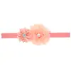 Diadema infantil de girasol Borde crudo doce ángulo color sólido diadema de bebé accesorios para fotografía de bebé tocado 24 colores