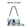 Nova Bolsa Quadrada Pequena Bordada Estilo Chinês Tendência Nacional Verão Nova Versátil para o Trabalho Bolsa de Mão Casual Versátil Bolsa de Ombro Único Transversal