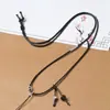 Cordón trenzado de cuero encerado estilo chino, especializado para colgantes de jade y colgantes de oro, impermeable, resistente al desgaste y duradero