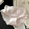 2026 Puro Deseo Nuevo Modelo 7A Antibacterial Entrepierna Extendida Clase a Algodón para Bebé Encaje Ropa Interior para Niñas y Mujeres Calzones de Algodón Puro