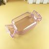 Suministro de comercio exterior caja de dulces creativa color transparente plástico duro extra grande caja de dulces Yiwu fábrica venta directa al por mayor