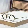 Rigon Moda Europea y Americana Nuevo Metal Marco Redondo Pequeño Punk Marco Liso Personalizado Retro Jmm Marco de Lentes Ópticos