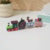 Decorações de Natal transfronteiriças trem de madeira presentes para crianças pequenos presentes de Natal enfeites de janela atacado