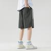 Shorts masculinos de verão, novos, soltos, esportivos japoneses, casuais, finos, com rugas, secagem rápida, calças de praia