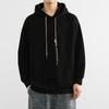 Sudadera de primavera y otoño para hombre, informal, combinable, juvenil, de manga larga, con capucha, sudadera pesada de jacquard.