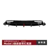 Adecuado para Tesla Model 3 2024+ con Lip Trasero Iluminado, Difusor Trasero, Accesorios de Modificación