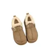 Sapatos Birkenstock de sola grossa para mulheres, quentes com forro de pelúcia, botas de neve para mulheres, novo estilo 2026, mocassins de inverno, sapatos felpudos, sapatos de algodão Birkenstock