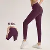 Calça Legging de Yoga com Bolso Lateral em Mesh para Mulheres, Secagem Rápida, Levanta Bumbum, Elástica, Leggings de Bumbum Pêssego, Roupa de Corrida e Yoga, Calça Fitness
