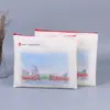 Estojo de lona com zíper Amazon bolsa de cosméticos bolsa de armazenamento bolsa de lona bolsa de algodão bolsa de tecido spot