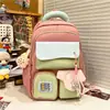 Verão Nova Mochila Dopamina Doce Menina Suave Estilo Universitário Japonês Estudante do Ensino Médio Mochila Escolar de Alto Valor para Meninas