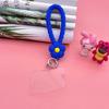 Pulsera de Silicona Funda de Teléfono Correa de Muñeca Anillo de Mano Llavero Correa para Teléfono Cadena para Colgar Correa para el Cuello Diseño de Flor