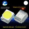 Contas de Luz LED Brancas 3528 Smd 0.06W 7-8Lm Fio de Ouro Puro Iluminação Retroiluminação Contas de Luz Smd