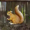 Decoração de Pátio de Jardim Enfeites Criativos Animais de Simulação Esquilo Pequeno Paisagismo Externo Enfeites Pendurados em Árvores Paisagismo Escalada de Árvores