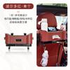 Respaldo de Asiento de Coche Multifuncional Caja de Almacenamiento de Piel de Cordero Estante de Almacenamiento Portavasos de Coche Caja de Almacenamiento para Fila Trasera de Asiento