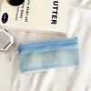Bolsa de Armazenamento para Canetas Bolsa de Armazenamento Longa em Rede Bolsa de Armazenamento Transparente Bolsa Organizadora de Material Escolar para Estudantes Venda por Atacado