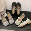 Zapatos Planos Transpirables de Malla Hueca para Mujer 2026 Primavera/Verano Nuevos Estilo Francés Poco Profundos Versátiles Slip-On Mary Jane