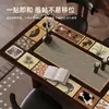 Novo jogo americano de mesa de jantar estilo chinês, não lavável, à prova d'água, à prova de óleo, jogo americano de mesa de centro, luxo leve, sensação de alta qualidade, tapete de proteção de mesa, anti-escaldante, toalha de mesa de chá