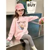 Camiseta de Manga Larga para Niña 2026 Nuevo Estilo Otoño para Niños Mayores, 100% Algodón Puro, Top Casual, Elegante