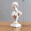 Adornos de cabeza de niña para sala de estar, cafetería, Venus creativa europea, pequeños adornos decorativos con fotos artísticas