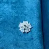 Cuentas Sueltas de Cristal de Zircón Microincrustado Color Duradero Rellenas de Oro de 14K Accesorios para Collares Pulseras de Cuentas Hechas a Mano Bandeja de Flores Espaciadores