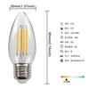 Lâmpada LED Estilo Edison E27E26 Rosca Iluminação Iluminação C35 Rabo de Puxar G45 Lâmpada de Filamento Retro Transfronteiriço