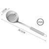 Daoqi 430 aço inoxidável utensílios de cozinha areia leve agitar fritar scooter com gancho doméstico cozinhar Colander engrossado atacado