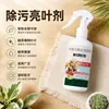 Agente descontaminante y abrillantador para hojas de plantas y flores, un limpiador en spray que elimina el polvo, realza el brillo, aumenta el verdor y proporciona protección contra el polvo y los insectos